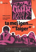 Ta mej igen Taiger 1971 poster Rock Hudson Angie Dickinson Roger Vadim Damer