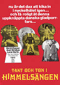 Takt och ton i himmelsängen 1972 poster Dirch Passer Axel Ströbye Poul Bundgaard Sven Methling Danmark