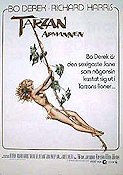 Tarzan apmannen 1981 poster Bo Derek Richard Harris Miles O´Keeffe John Derek