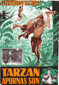 Tarzan apornas son 1955 poster Gordon Scott Vera Miles Peter van Eyck Harold D Schuster