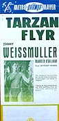 Tarzan flyr 1936 poster Johnny Weissmuller Maureen O´Sullivan Hitta mer: Tarzan