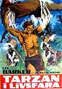 Tarzan i livsfara 1951 poster Lex Barker Virginia Huston George Macready Byron Haskin