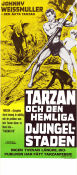 Tarzan och den hemliga djungelstaden 1945 poster Johnny Weissmuller Brenda Joyce Johnny Sheffield Kurt Neumann Hitta mer: Tarzan Äventyr matinée