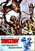 Tarzan och djungelns desperados 1974 poster Johnny Kissmuller Hitta mer: Tarzan
