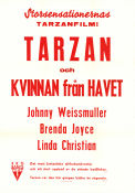 Tarzan och kvinnan från havet 1948 poster Johnny Weissmuller Brenda Joyce George Zucco Robert Florey Hitta mer: Tarzan