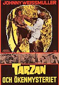 Tarzan och ökenmysteriet 1943 poster Johnny Weissmuller William Thiele