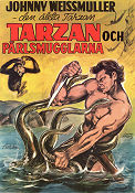 Tarzan och pärlsmugglarna 1948 poster Johnny Weissmuller Brenda Joyce George Zucco Robert Florey Hitta mer: Tarzan
