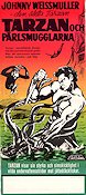 Tarzan och pärlsmugglarna 1948 poster Johnny Weissmuller Robert Florey