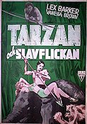 Tarzan och slavflickan 1950 poster Lex Barker Vanessa Brown Robert Alda Lee Sholem Hitta mer: Tarzan