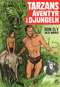 Tarzans äventyr i djungeln 1968 poster Ron Ely Alex Nicol