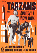 Tarzans äventyr i New York 1942 poster Johnny Weissmuller Maureen O´Sullivan Johnny Sheffield Richard Thorpe Hitta mer: Tarzan