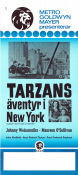 Tarzans äventyr i New York 1942 poster Johnny Weissmuller Richard Thorpe