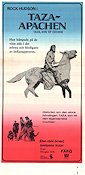Taza apachen 1954 poster Rock Hudson