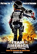 Team America: World Police 2004 poster Matt Stone Trey Parker Animerat Poliser