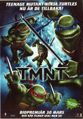 Teenage Mutant Ninja Turtles 2007 poster Patrick Stewart Mako Chris Evans Kevin Munroe Animerat