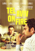 Tel Aviv On Fire 2018 poster Kais Nashif Lubna Azabal Yaniv Biton Sameh Zoabi Filmen från: Israel