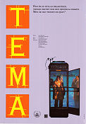 Tema 1979 poster Mikhail Ulyanov Inna Churikova Gleb Panfilov Ryssland Konstaffischer