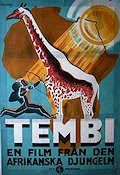 Tembi 1930 poster Cherry Kearton Dokumentärer