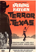 Terror i Texas 1958 poster Sterling Hayden Sebastian Cabot Joseph H Lewis
