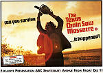 The Texas Chainsaw Massacre 1974 poster Marilyn Burns Edwin Neal Allen Danziger Tobe Hooper