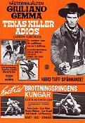 Texas Killer Adios 1965 poster Giuliano Gemma Giorgio Stegani