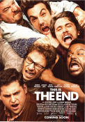 This is the End 2013 poster James Franco Jonah Hill Seth Rogen Evan Goldberg