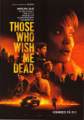 Those Who Wish Me Dead 2021 poster Angelina Jolie Nicholas Hoult Finn Little Taylor Sheridan