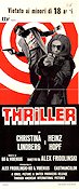 Thriller en grym film 1974 poster Christina Lindberg Heinz Hopf Despina Tomazani Bo Arne Vibenius Kultfilmer