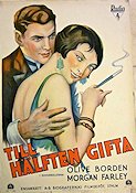 Till hälften gifta 1929 poster Olive Borden Morgan Farley