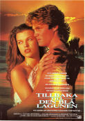 Tillbaka till den blå lagunen 1991 poster Milla Jovovich Brian Krause William A Graham Romantik Strand