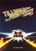 Tillbaka till framtiden 2 1989 poster Michael J Fox Christopher Lloyd Lea Thompson Robert Zemeckis Bilar och racing