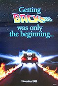 Tillbaka till framtiden 2 1989 poster Michael J Fox Christopher Lloyd Lea Thompson Robert Zemeckis Bilar och racing