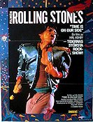 Time is on Our Side 1982 poster Mick Jagger Keith Richards Rolling Stones Hal Ashby Rock och pop Dokumentärer