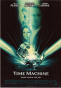 The Time Machine 2002 poster Guy Pearce Yancey Arias Mark Addy Jeremy Irons Simon Wells