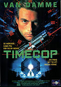 Timecop 1994 poster Jean-Claude Van Damme Roy Silver Mia Sara Peter Hyams