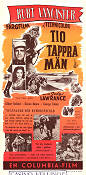 Tio tappra män 1951 poster Burt Lancaster Jody Lawrance Willis Goldbeck