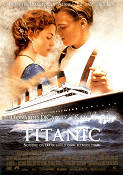 Titanic 1997 poster Leonardo DiCaprio Kate Winslet James Cameron Skepp och båtar