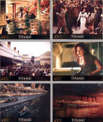 Titanic 1997 lobbykort Leonardo DiCaprio Kate Winslet James Cameron Skepp och båtar
