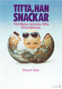 Titta han snackar 1989 poster John Travolta Kirstie Alley Olympia Dukakis Amy Heckerling Barn