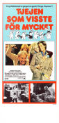 Tjejen som visste för mycket 1978 poster Goldie Hawn Chevy Chase Burgess Meredith Colin Higgins
