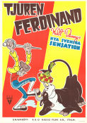 Tjuren Ferdinand 1938 poster Don Wilson Dick Rickard Animerat