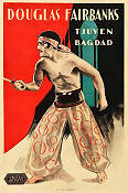 Tjuven i Bagdad 1924 poster Douglas Fairbanks Raoul Walsh Eric Rohman art