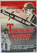 Tolvskillingsoperan 1931 poster Lotte Lenia GW Pabst Musikaler