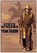 Tom Horn 1980 poster Steve McQueen Linda Evans Richard Farnsworth William Wiard