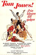 Tom Jones 1963 poster Albert Finney Susannah York George Devine Tony Richardson Musikaler