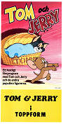 Tom och Jerry 1985 poster Animerat Katter Animerat