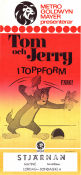 Tom och Jerry i toppform 1973 poster Tom and Jerry Mel Blanc Joseph Barbera Animerat Från TV