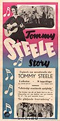 The Tommy Steele Story 1957 poster Tommy Steele Humphrey Lyttelton Gerard Bryant Instrument Rock och pop