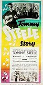 The Tommy Steele Story 1957 poster Tommy Steele Humphrey Lyttelton Gerard Bryant Instrument Rock och pop