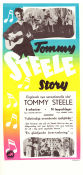 The Tommy Steele Story 1957 poster Tommy Steele Humphrey Lyttelton Gerard Bryant Instrument Rock och pop